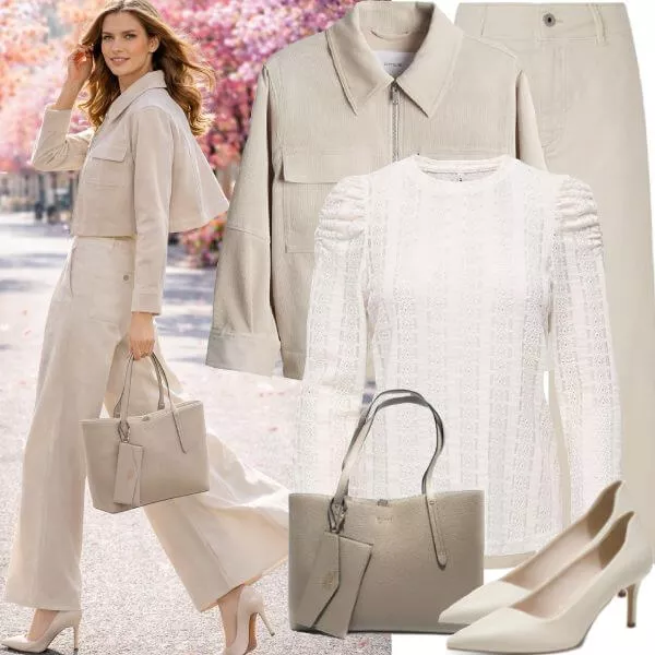 Frühlings Outfits Spring Pure Elegance