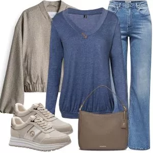 Frühlings Outfits Spring Urban Harmony