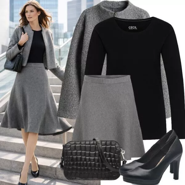Business Outfits Moderne Eleganz in der Stadt
