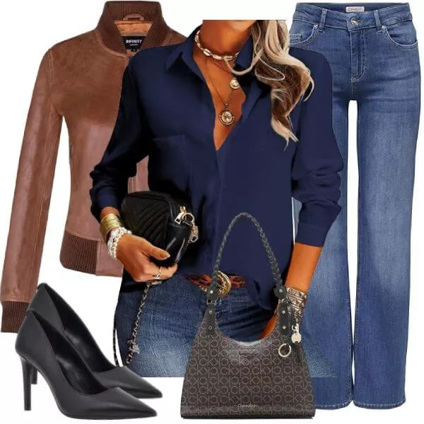 Frühlings Outfits Elegant Urban Frühling