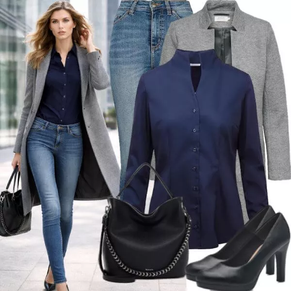 Frühlings Outfits Blooming City Elegance