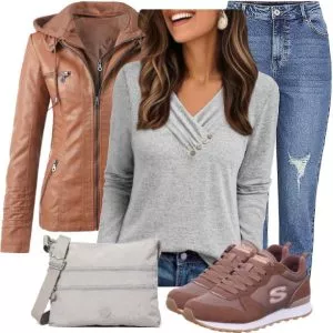 Frühlings Outfits Freizeit Outfit