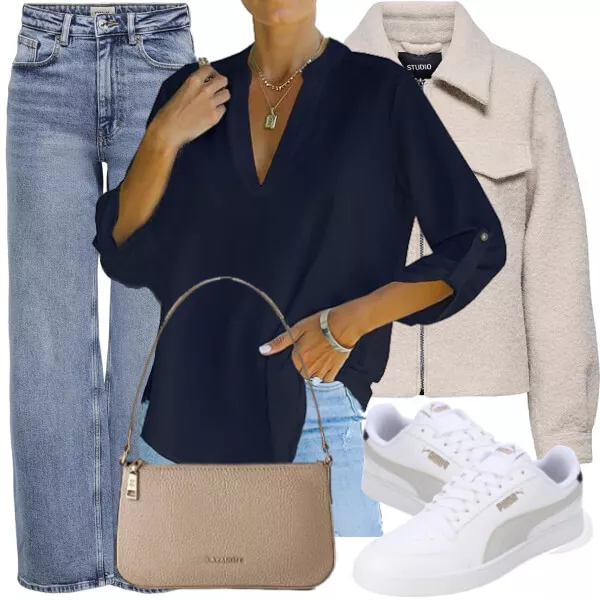 Frühlings Outfits Stilvoller City Frühlingslook