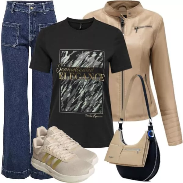 Frühlings Outfits Trendiger Frühlings Alltagslook