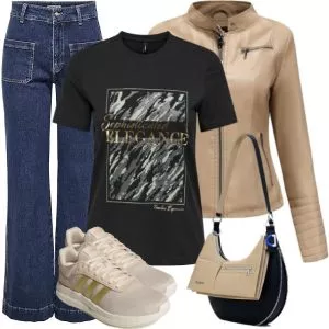 Frühlings Outfits Trendiger Frühlings Alltagslook