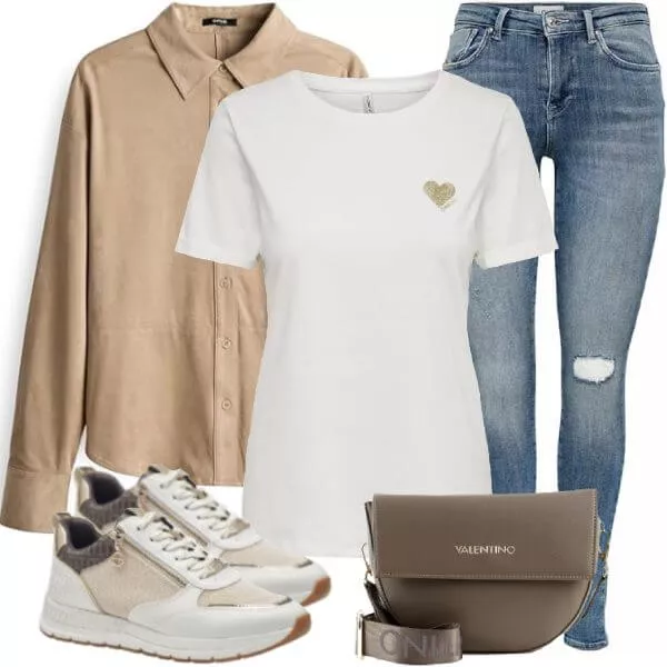 Frühlings Outfits Minimalistischer Frühlingslook