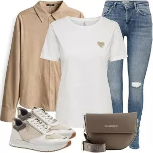 Frühlings Outfits Minimalistischer Frühlingslook