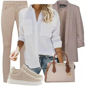 Frühlings Outfits Frühlings Outfit in Pastellfarben