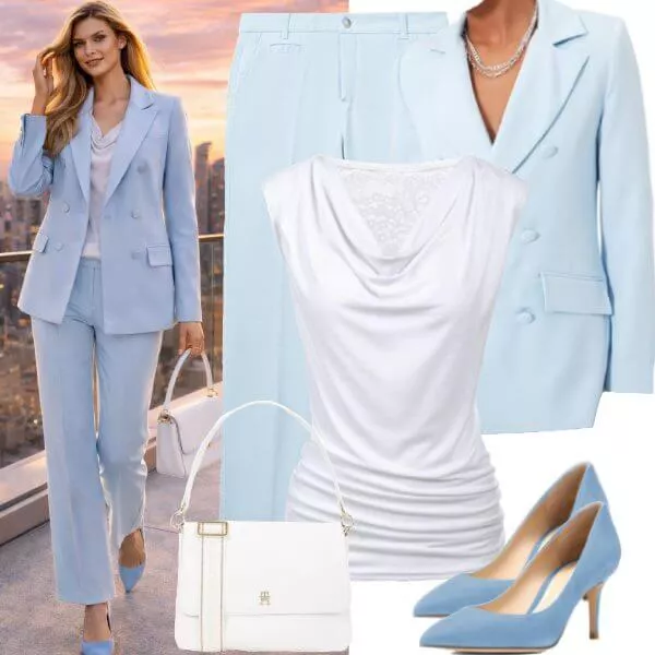 Business Outfits Trendbewusster Frühlings Chic