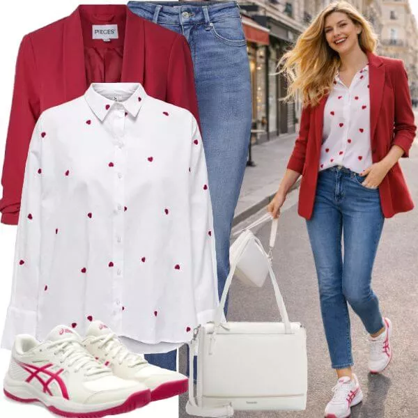 Frühlings Outfits Moderner Damen Frühlings Chic