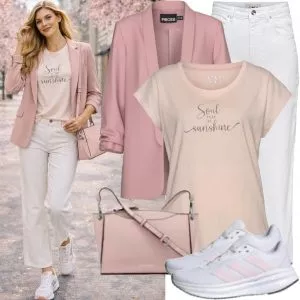 Frühlings Outfits Frühlings Outfit mit Pastellfarben