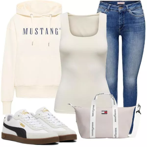 Frühlings Outfits Frühling Look mit moderner Silhouette