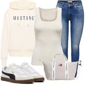 Frühlings Outfits Frühling Look mit moderner Silhouette