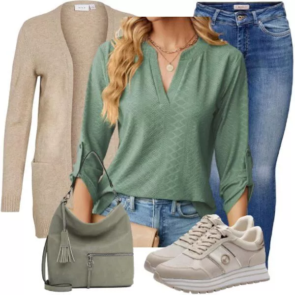 Frühlings Outfits Moderner Frühling Casual Chic