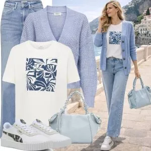 Frühlings Outfits Frühlingslook mit urbanem Flair