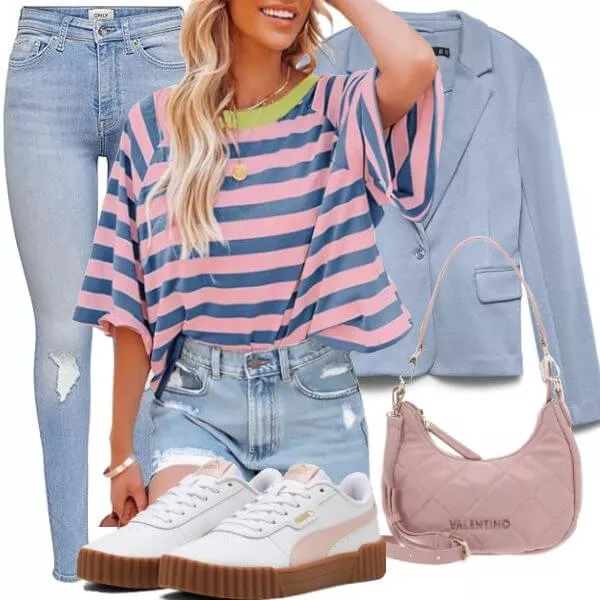 Frühlings Outfits Damenmode Frühling City Look