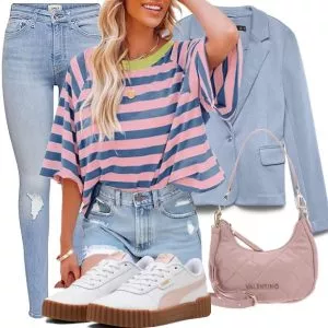 Frühlings Outfits Damenmode Frühling City Look