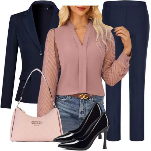 Business Outfits Frühlings Chic mit leichter Silhouette