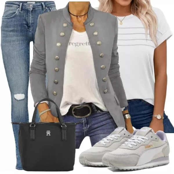 Frühlings Outfits Modische Frühlingslooks Damen