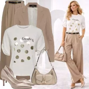 Frühlings Outfits Frühlingsmode Damen stilvolle Outfits