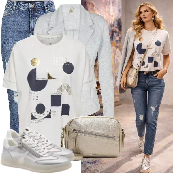 Frühlings Outfits Frühlingsmode Damen Inspiration