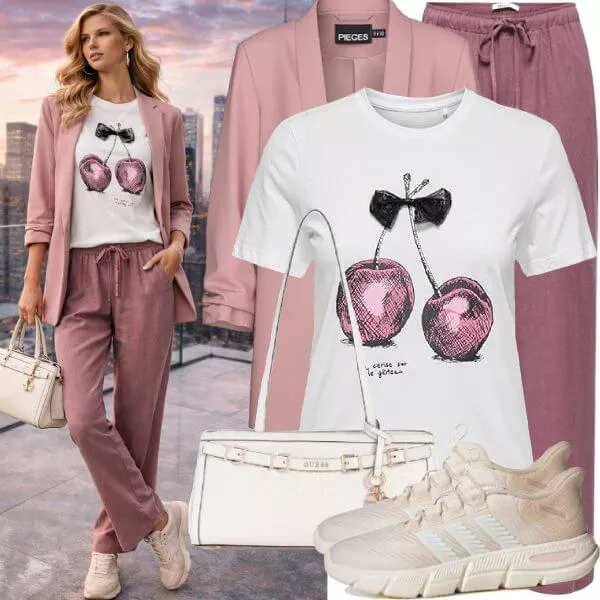Frühlings Outfits Frühlingslook Damen mit Stil