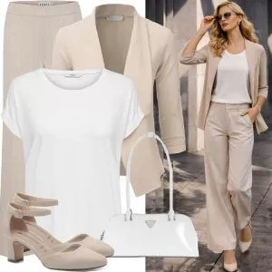 Frühlings Outfits Eleganter Damenlook Frühling modern