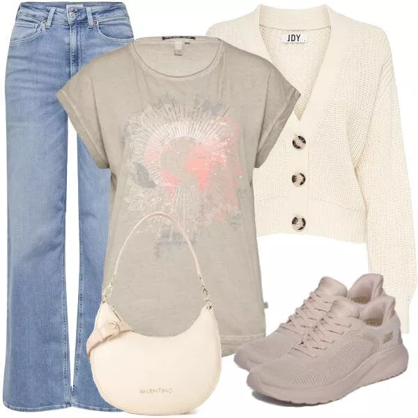 Frühlings Outfits Damenmode Frühling moderne Trends