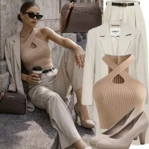 Frühlings Outfits Frühlings Outfit Damen stilvoll und modern