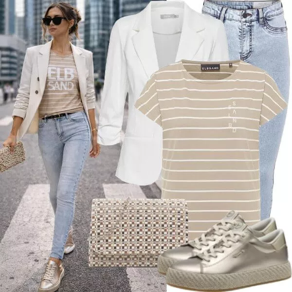 Sommer Outfits Urban elegance on a city stroll