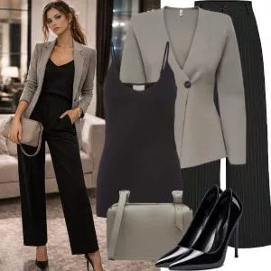 Business Outfits Chic elegance in a luxurious setting