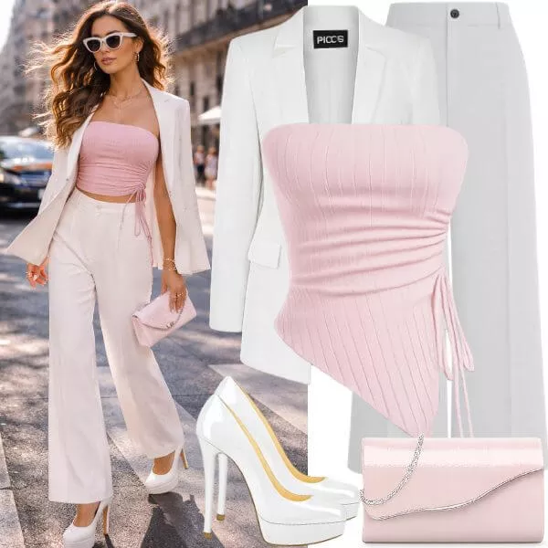Sommer Outfits Eleganter Sommer Look Damen modern