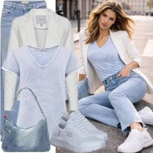 Sommer Outfits Sommer Chic Damen moderne Looks