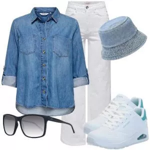 Sommer Outfits Sommermode Damen casual und stilvoll