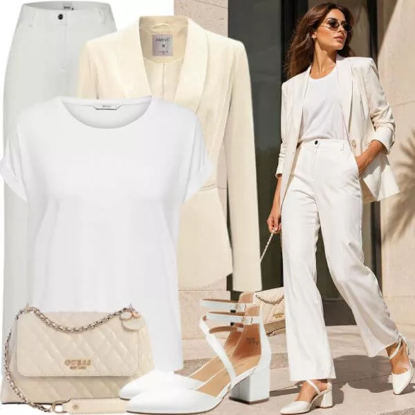 Sommer Outfits Sommer Chic Damen leichte Kombinationen
