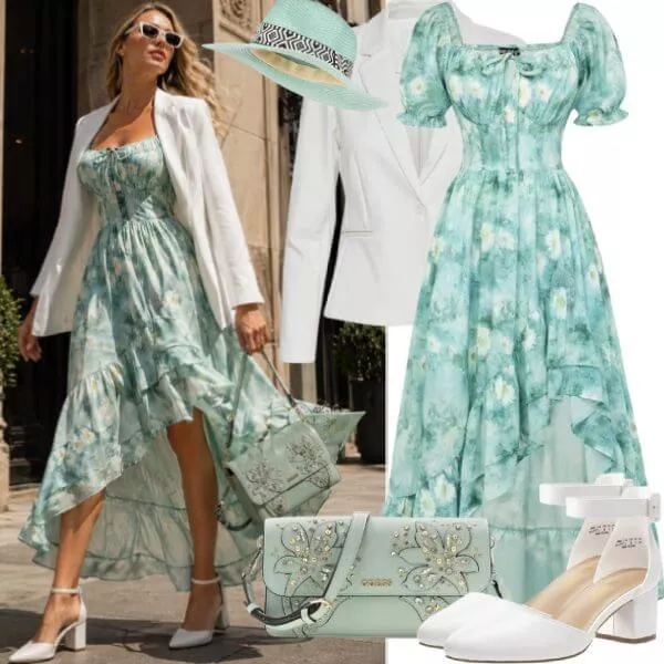 Sommer Outfits Sommermode Damen stilvolle Outfit Ideen