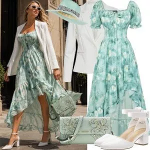 Sommer Outfits Sommermode Damen stilvolle Outfit Ideen