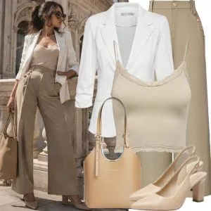 Business Outfits Damenmode Sommer leichte elegante Outfits