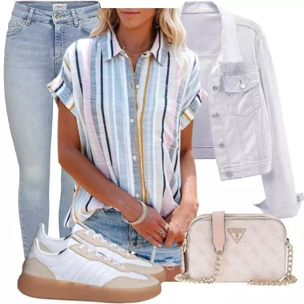 Sommer Outfits Sommer Style Damen frische Outfit Ideen