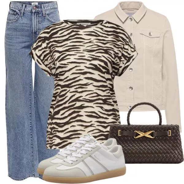 Sommer Outfits Sommermode Damen leichte Kombinationen modern