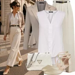 Business Outfits Sommer Chic Damen Outfit Trends modern