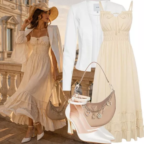 Sommer Outfits Modische Sommer Looks Damen leicht und elegant