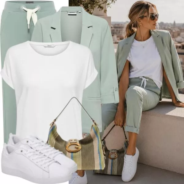 Sommer Outfits Sommer Chic Damen leichte Alltagslooks