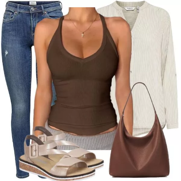 Sommer Outfits Frische Sommer Outfits Damen modern getragen