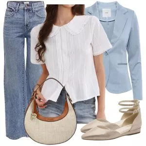 Sommer Outfits Moderne Sommer Looks Damen mit Struktur