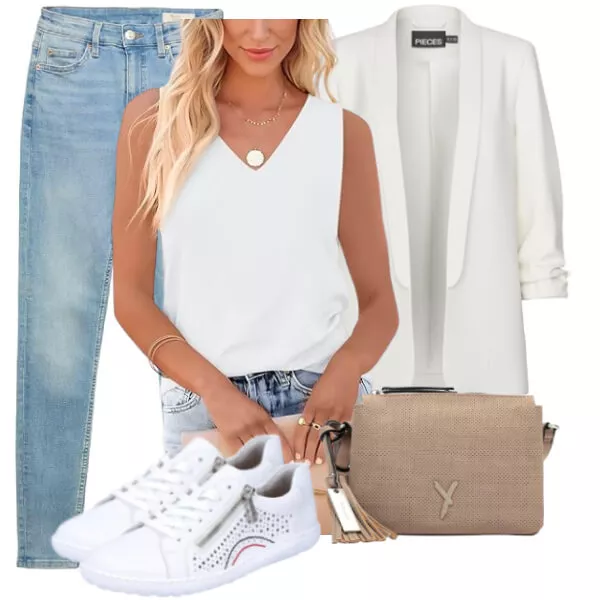 Sommer Outfits Stylische Sommermode Damen mit Frische