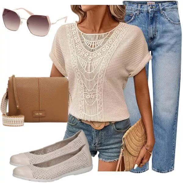 Sommer Outfits Damen Outfit Sommer inspiriert von Trends