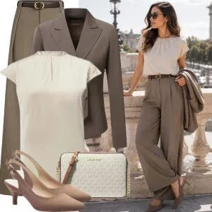 Sommer Outfits Damen Sommerlook mit entspannter Eleganz