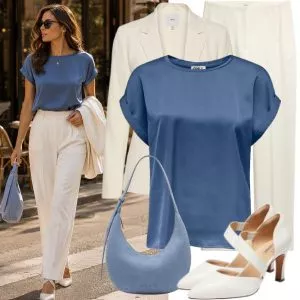 Sommer Outfits Sommer Chic Damen mit minimalistischer Note