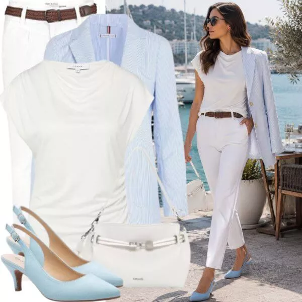 Sommer Outfits Damen Outfit Sommer mit eleganter Ausstrahlung